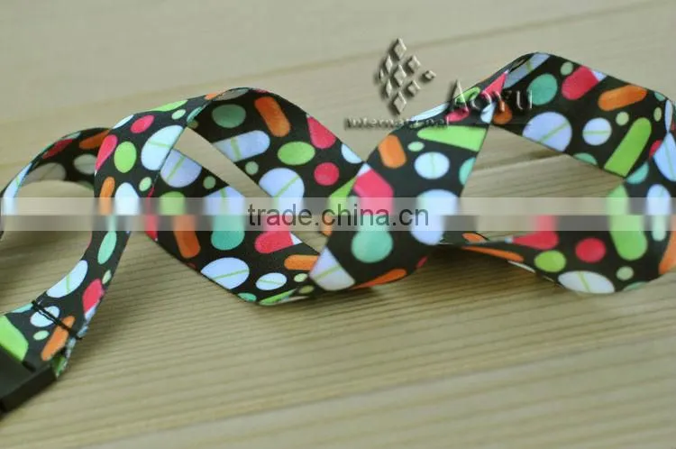 sublimation/heat transfer printing promotional lanyard