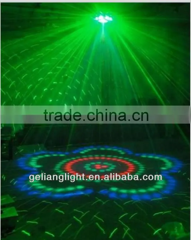 UFO eight heads LED green laser