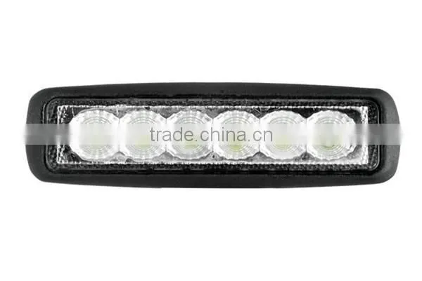 18W led work light bar Flood/Spot Beam led car driving lights for jeep Truck led work light