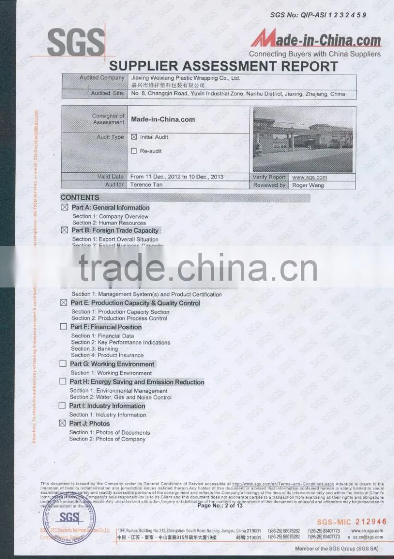 Good Quality reasonable Price Manual Polyethylene Film Stretch Wrap Film