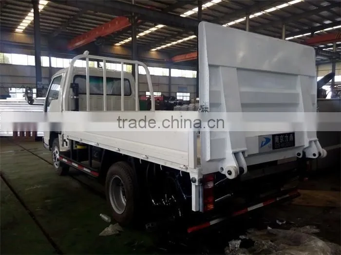 export to MALDIVES small cargo truck with hydraulic tail lifting