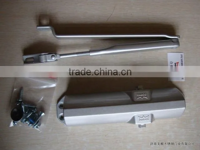 Long hand along with the door,aluminum alloy profile door with DORMA door closer