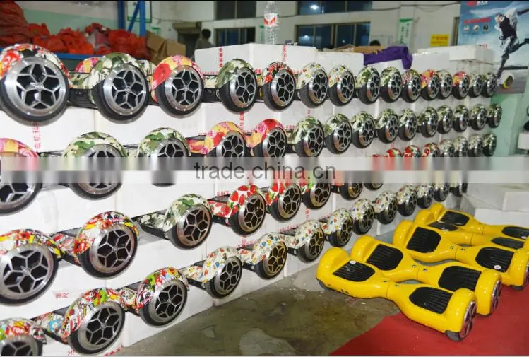 2016 New 6.5 inch Samsung battery Electric 2 wheel hands free balance scooter mini smart board scooter balance