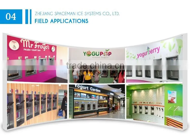 Hot selling counter top multi flavor ice cream maker machine 6225A