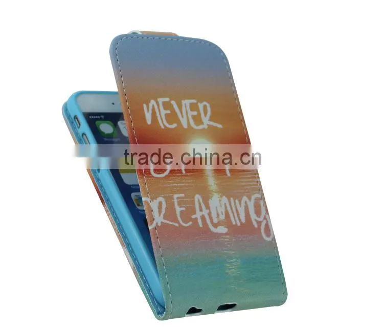 2015 Newest Owel Printings Phone Case Lift Flip Leather Case With Card Slot For iPhone 6