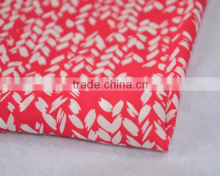 Jiufan Textile Plain Woven Printed Georgette Fabric 100% Polyester Soft Touch Fabric