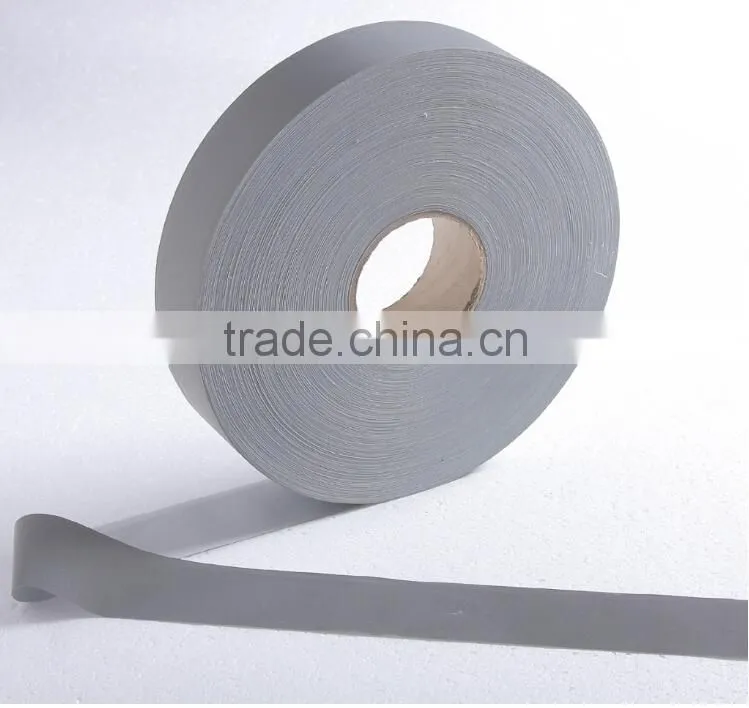 China En471 class 2 liver grey heat press reflective tape heat transfer reflective tape for safety clothing