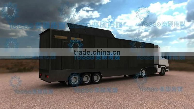 YEESO Mobile Food Van, Mobile Food container