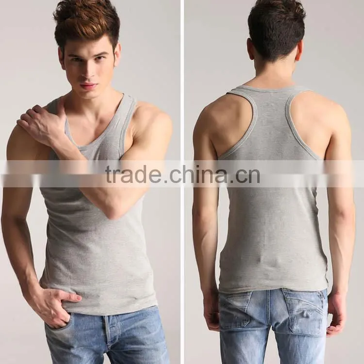 New design fashion training vest or mens tank top and tank top men with high quality accept OEM service