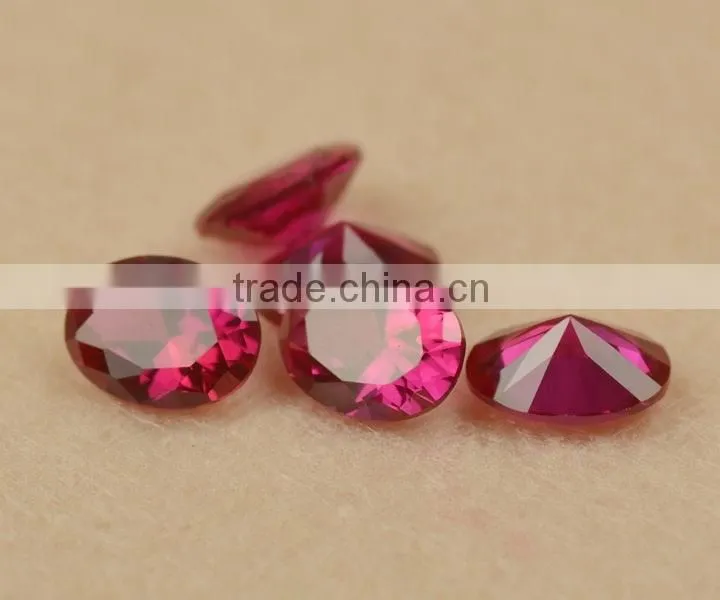 industrial synthetic corundum round 5# ruby