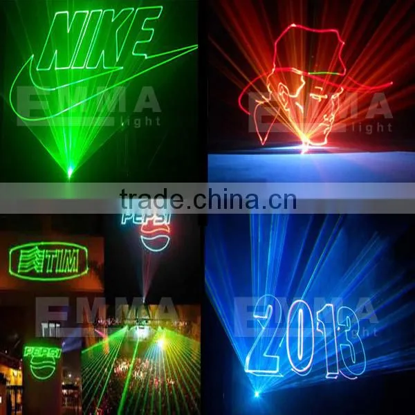 New Year Hot Sell 5w RGBW DMX laser Stage Christmas Lights for Stage,DJ Disco,Bar