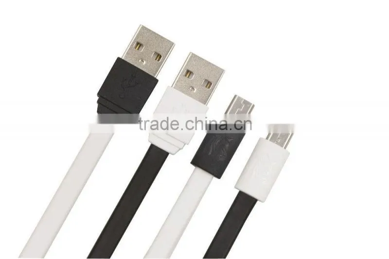 USB Cable 2M Flat Micro Charger Cord for Samsung Galaxy