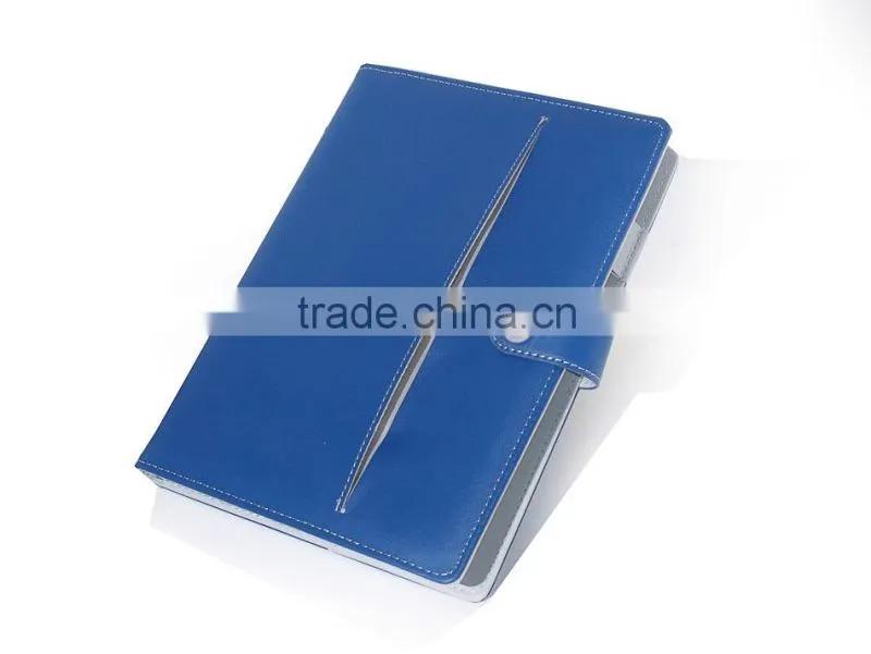 Promotional elegant pu leather notebook with card slot