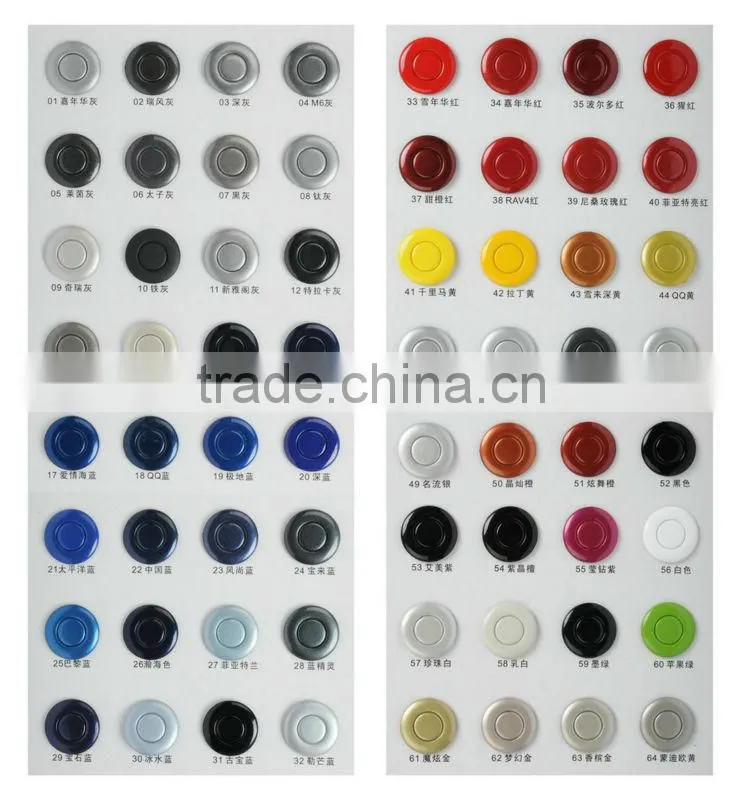 Buzzer and human voice LED Gold color parking sensor
