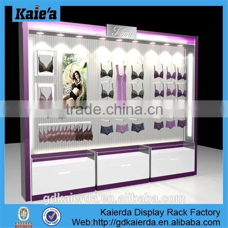 Custom underwear rack decoration/underwear shop design