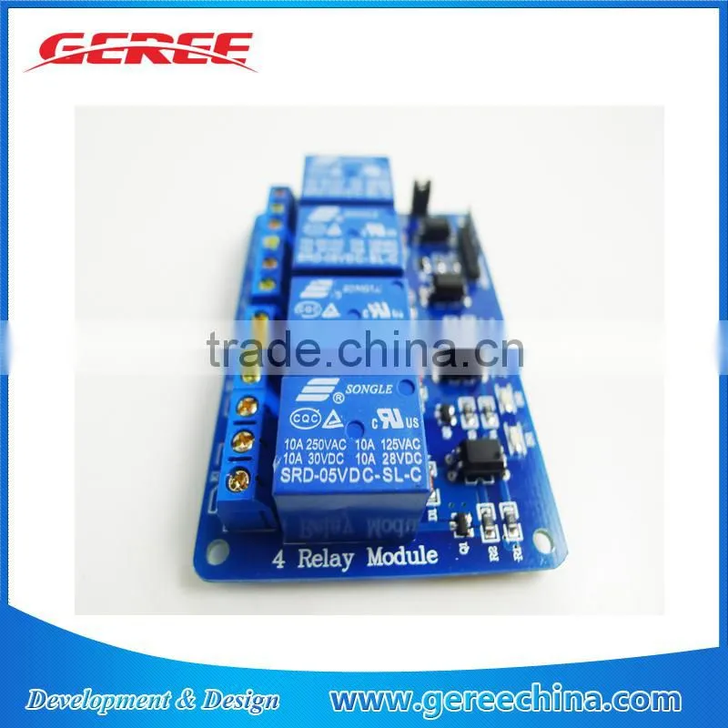 dc 5v relay module 4 channel relay with optocoupler