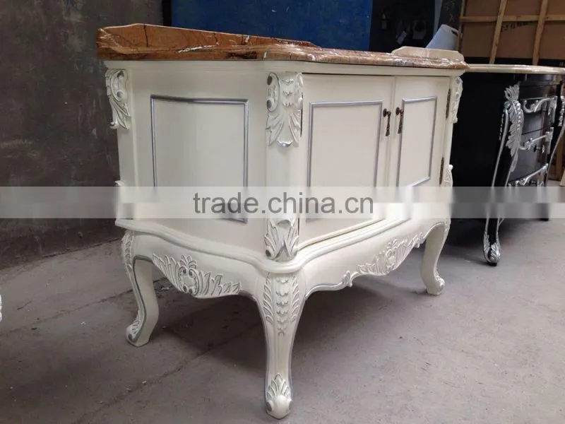 YO-BATH Wholesale Home Furniture Antique Bathroom Vanity Base Cabinet
