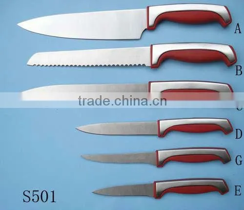 Fruit knife with PP and TPR handle