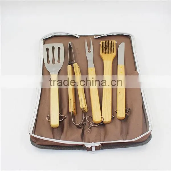 Durable stainless steel bbq tools set