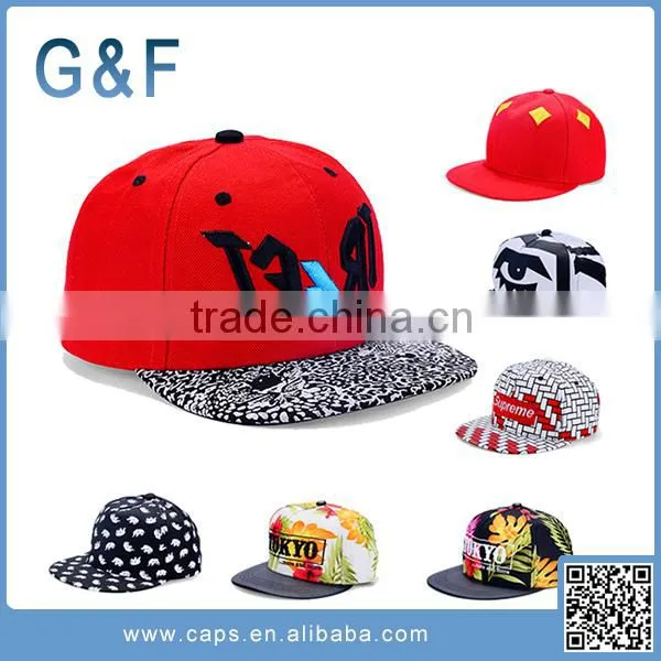 New Design Curve Brim Blank Snapback Cap