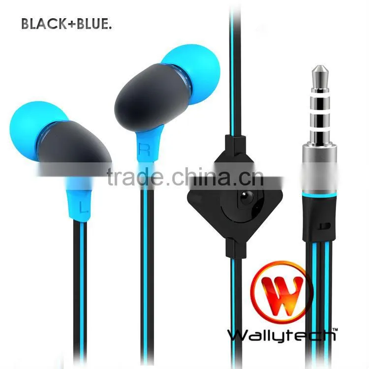 New style Flat Cable Earphone For Mobile phone