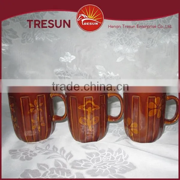cheap/practical ceramic zebra mugs made in China