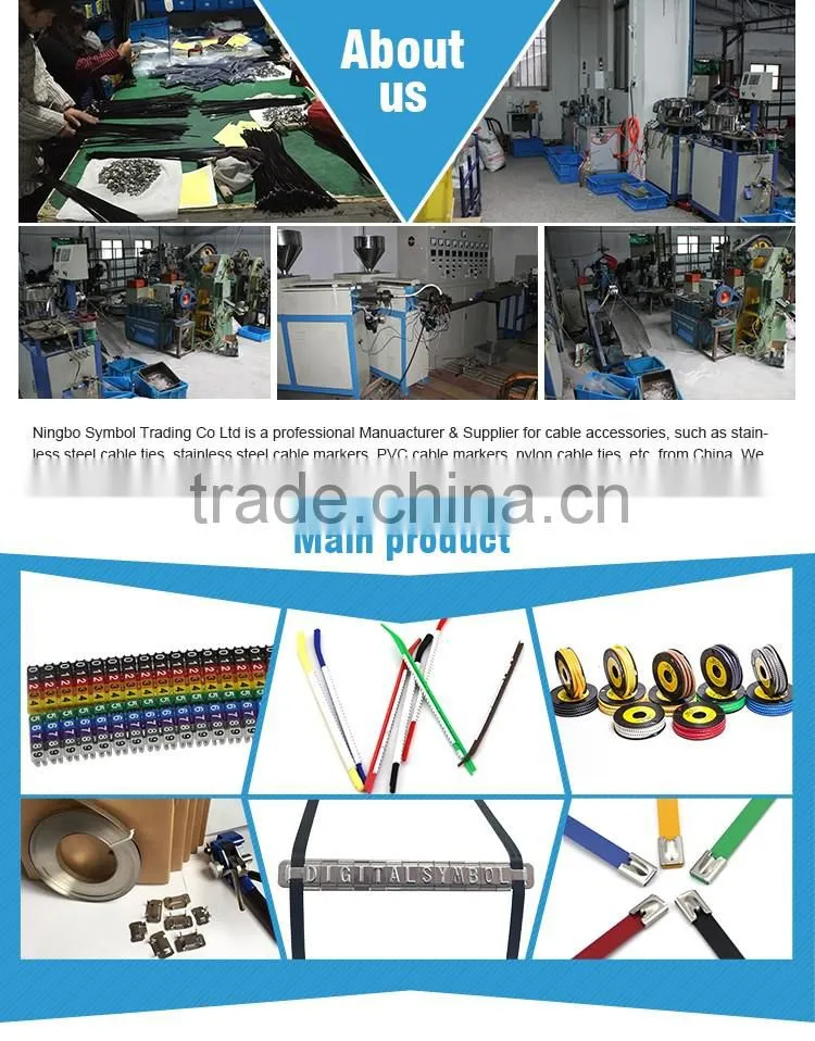 PPA Coated Reusable Stainless Steel Cable Ties