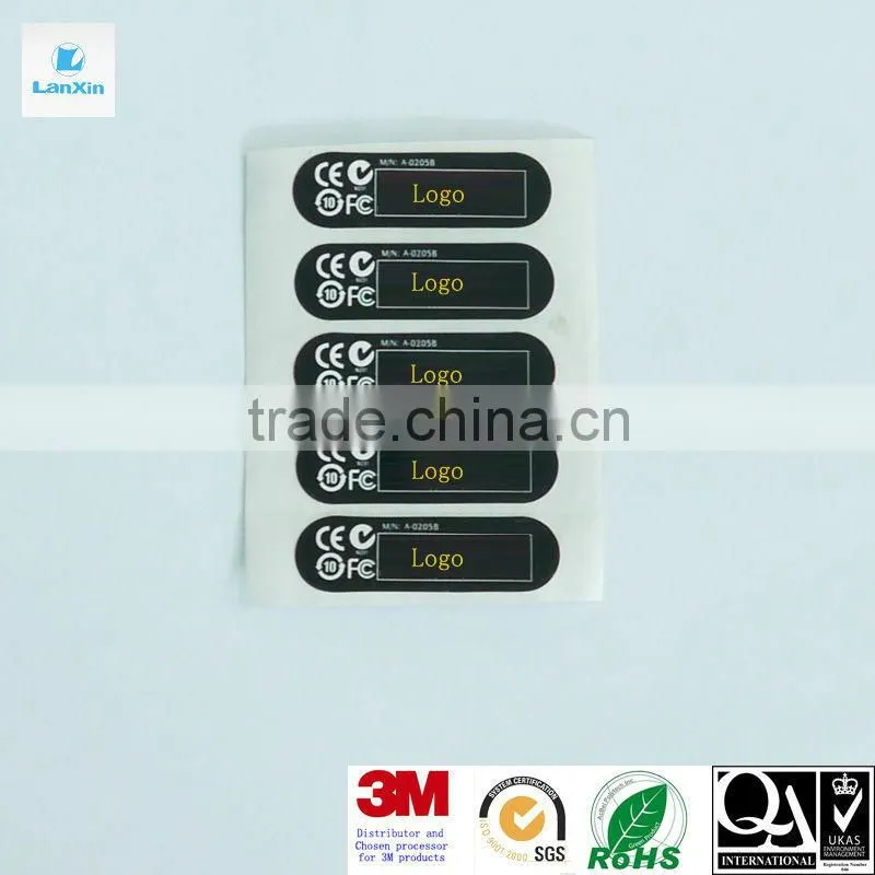 Custom silkscreen PC Stickers
