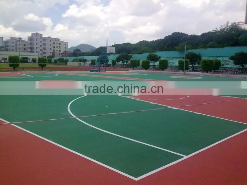 Plastic Type and PVC Material Basketball Court Flooring Cost