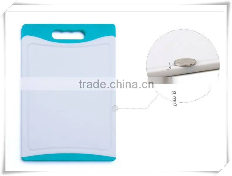 food grade bread custom plastic vegetable kitchen cutting board cb012