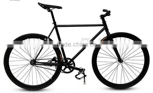2016 new style 40mm alloy rim colorful road bike/bicycle fixed/fixie gear bike , single gear speed