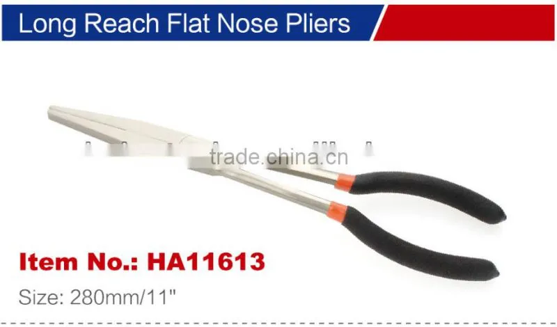 Long Reach Flat Nose Pliers