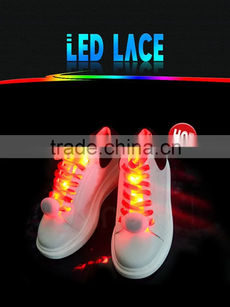 LED Flashing shoelace, LED light shoe lace for night party