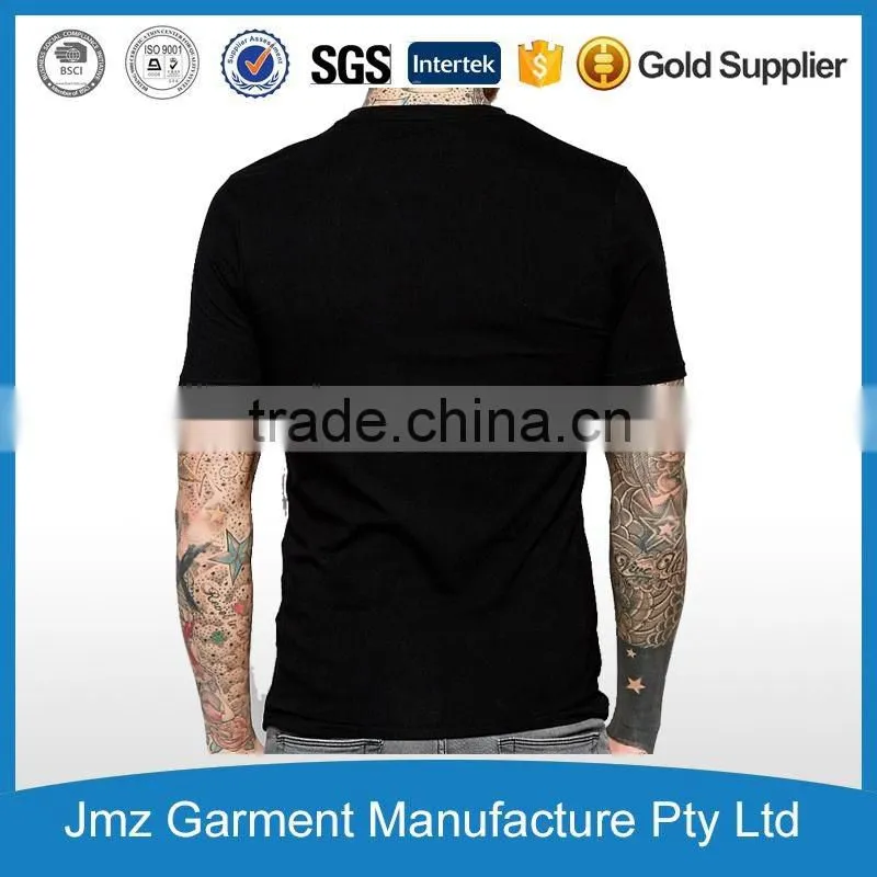 Customized tshirt 90% cotton 10% spandex men shirts with your own design