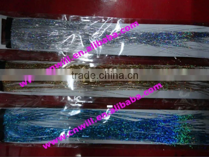 tinsel fabric sparkling hair tinsel christmas tinsel 2014 new hair accessories
