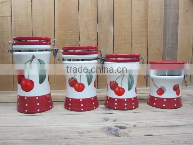 Wholesale Ceramic Airtight Container for Storaging Food
