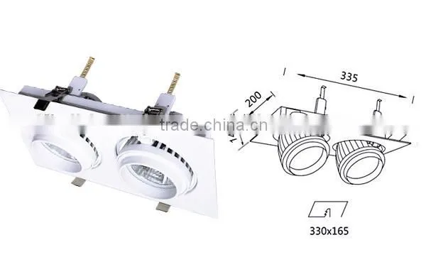 MODULAR DESIGNED energy conservation 40w led downlight china