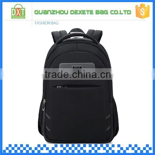Hot sale custom multifunctional fashion black men waterproof laptop backpack