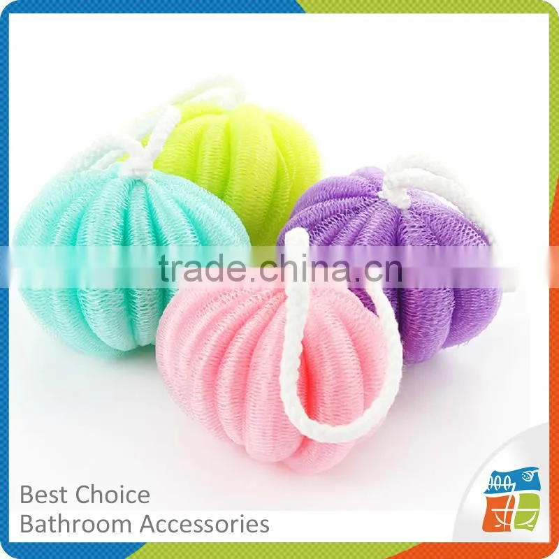Colorful Mesh Bath Sponge And Bath Ball