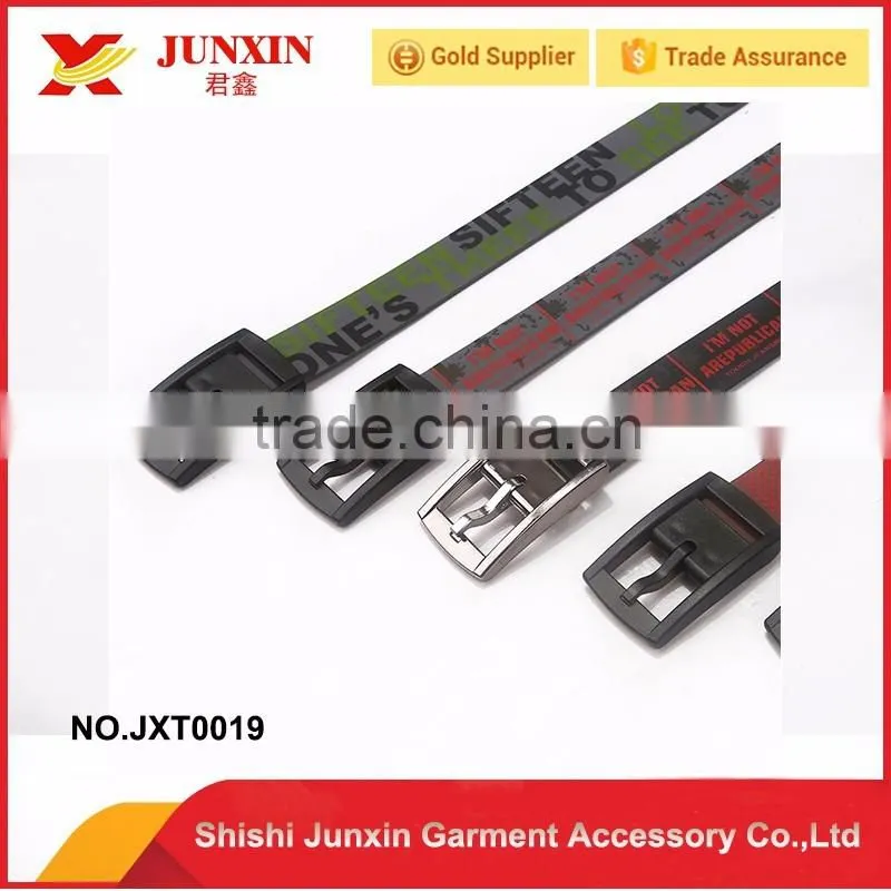 2016 new style products OEM plastic belts silicone belts made in China