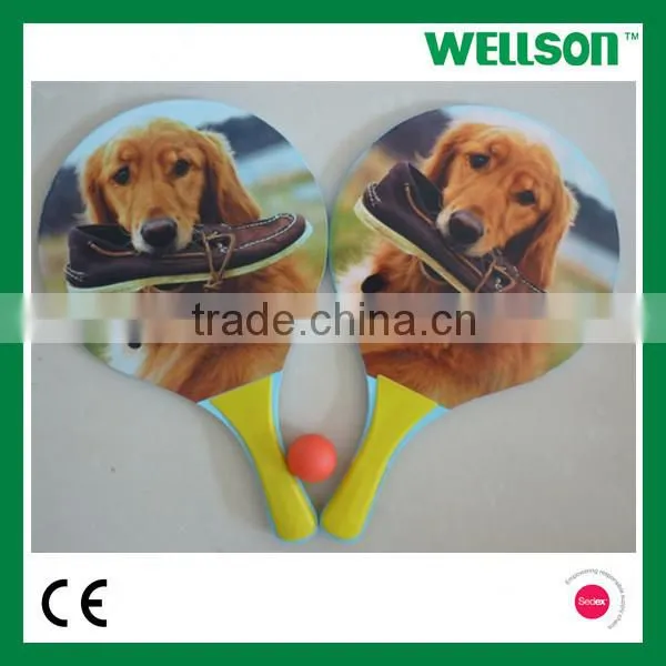 Photo printed beach rackets