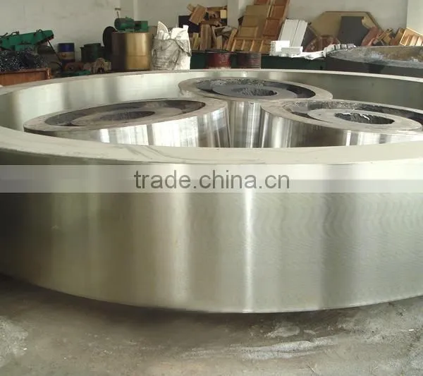 Mining equipment part steel casting kiln tyre rotary hot sale