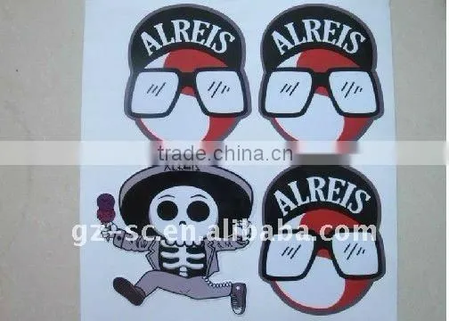 Aluminium paper sticker