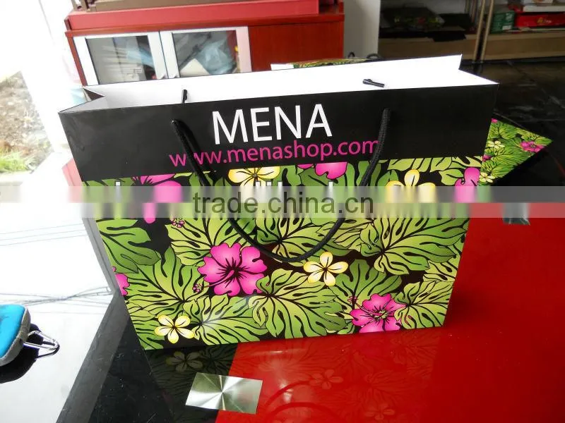 paper apparel bag for clothes