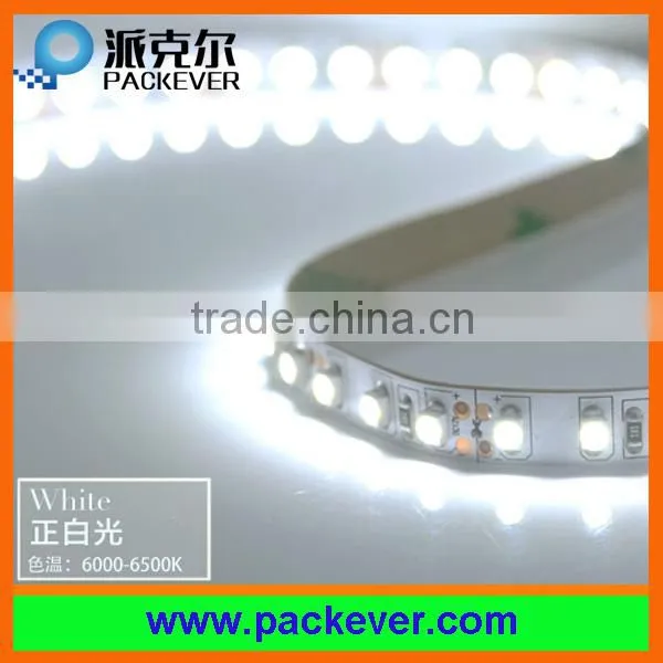 High brightness 2 years warranty DC12V/24V SMD 3528 flexible LED strip 120LEDs/m 9.6W/m