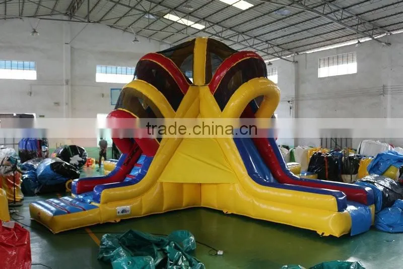 New & special design slide bouncer inflatable octopus slide for sale