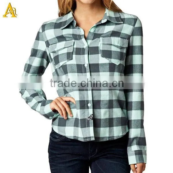 fashion ladies long shirts oxford shirts