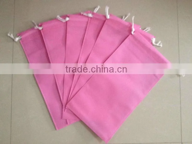 Ultrasonically welded non-woven shoes bags