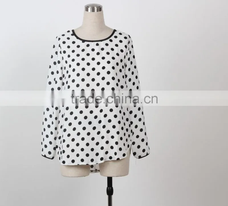 Latest fashion africal pattern blouse designs plus size silk fabric blouse tops OEM service
