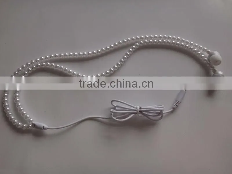 PS-I087 2014 shenzhen new design hot sale necklace earphone